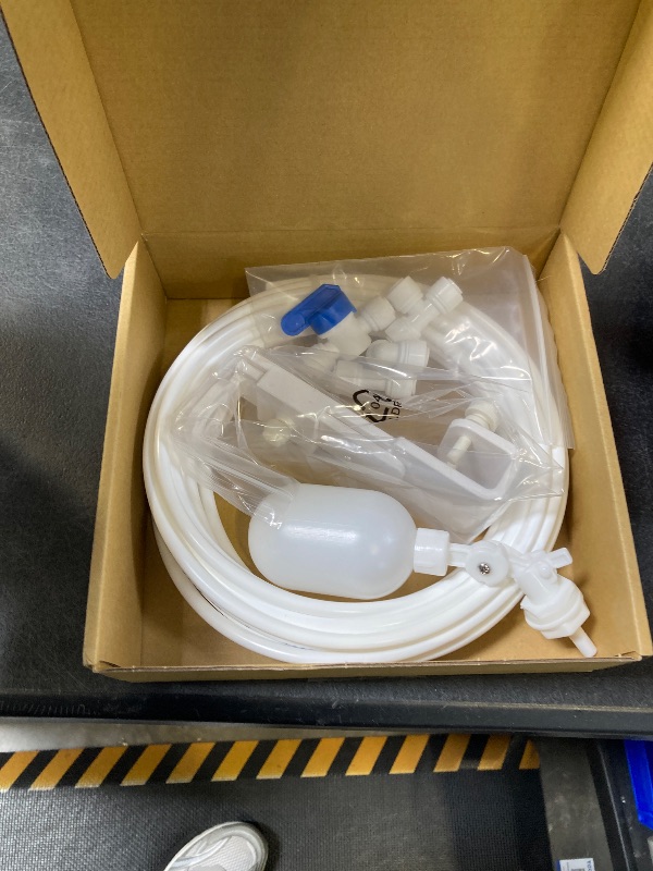 Photo 1 of 1/4 inch Tube Float Valve Kit for RO Water Reverse Osmosis System water filter Push in to Connect Pipe Hose Tube Fittings CCK tube?ball valve +L+15 feet pipe? (blue)