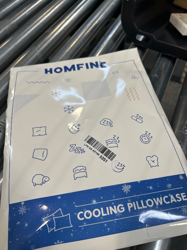 Photo 1 of HOMFINE Cooling Pillowcases King Size - Double Side Q-Max 0.439 Cooling Fiber for Pillow Protector, Breathable Cold Pillow Cover for Hot Sleeper Night Sweat, Hidden Zipper, 2 Pack (20"x36", Pink)