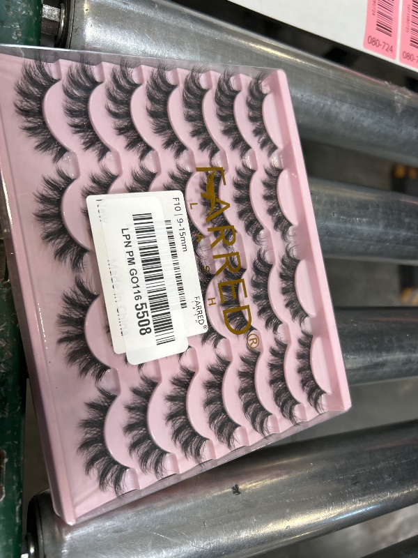 Photo 1 of FARRED Cat Eye Lashes Short Natural Eyelashes 15mm Fluffy Wispy Strip Eyelash 14 Pairs Cute Natural Fake Lashes Packs Small Full pestañas Set (F10 | 9-15mm)