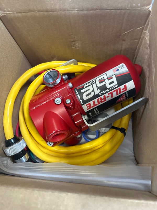 Photo 1 of Fill-Rite RD1212NN 12V 12 GPM Portable Fuel Transfer Pump w/Power Cable