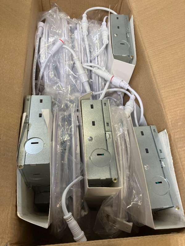 Photo 1 of 12 Pack Recessed Lighting 7 Inch with Junction Box, 5CCT 7 Inch LED Recessed Lights Dimmable 2700K/3000K/4000K/5000K/6000K, 16W 1300lm Ultra Thin Recessed Lighting - ETL and Energy Star Certified