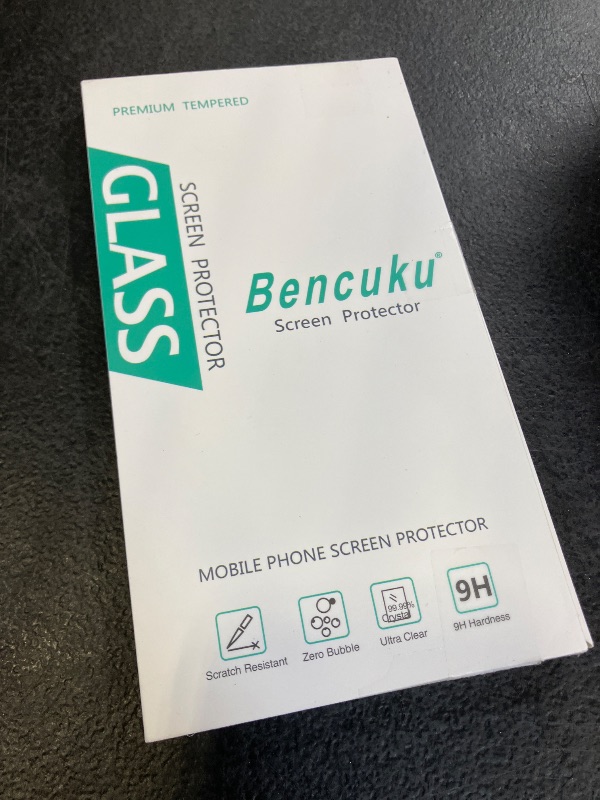 View 2 of Bencuku (2 Pack) Designed for Samsung Galaxy S25 FE Tempered Glass Screen Protector, Support Fingerprint Unlock, Anti Scratch, Bubble Free