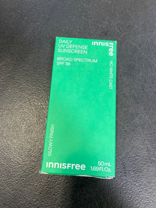 Photo 1 of Innisfree Daily UV Defense SPF 36 – Korean Face Sunscreen, Invisible Finish, Broad Spectrum, No White Cast, Lightweight, Hydrating