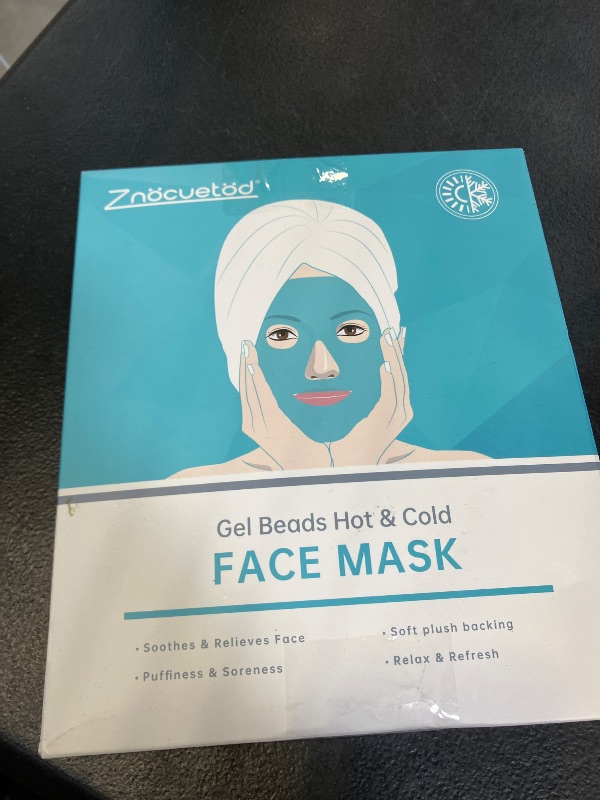 Photo 1 of ZNÖCUETÖD Cold Face Eye Mask Ice Pack Reduce Facial Puff, Dark Circles, Gel Hot Heat Cold Compress Pack, Face SPA Gift for Woman Sleeping, Pressure, Headaches, Skin Care, Post Laser Cosmetic Care