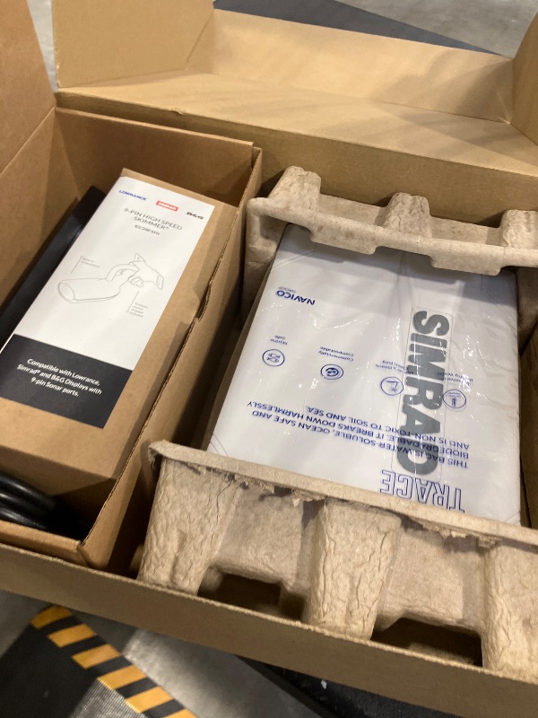 Photo 1 of Simrad GO9 XSE Chartplotter and Fishfinder with 83/200 Transom Mount Transducer and C-MAP Discover Chart Card, 9 Inch Screen, Black, 000-16293-001