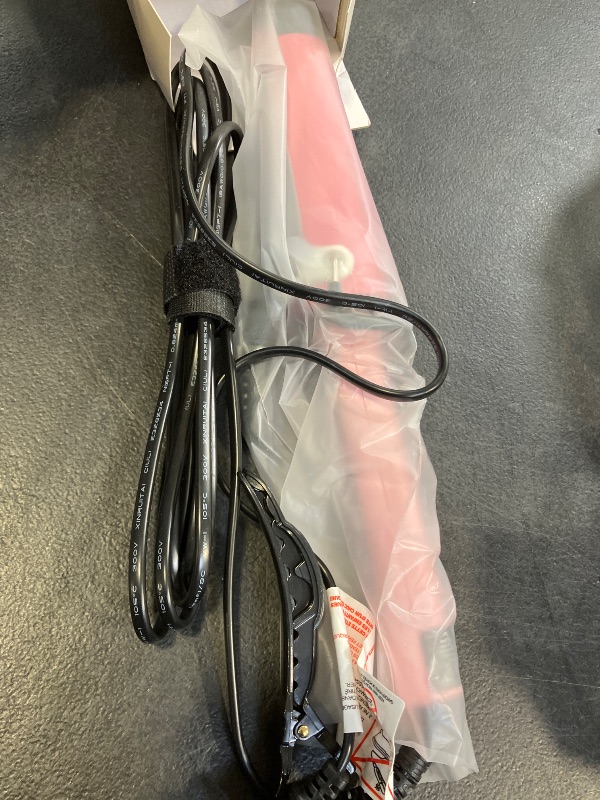 Photo 1 of VODANA Professional GlamWave Ceramic Curling Iron, Long-Lasting Natural Curls, Instant Heat, Hair Curler, Curling Wand, Available in USA (1.4 inch, Pink)