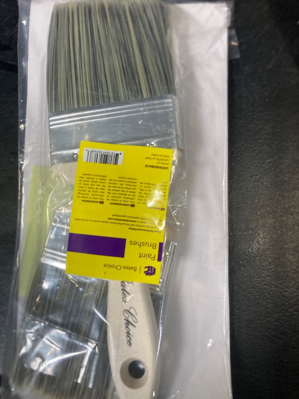 Photo 1 of Bates- Double Thick Chip Paint Brush, 3 Inch, 2 Pack, Wooden Handle, Flat Paint Brushes for Walls and Trim, Synthetic Bristles