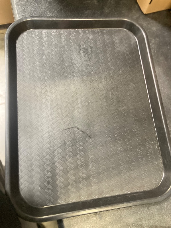 Photo 1 of Winco Fast Food Tray, 14-Inch by 18-Inch, Black