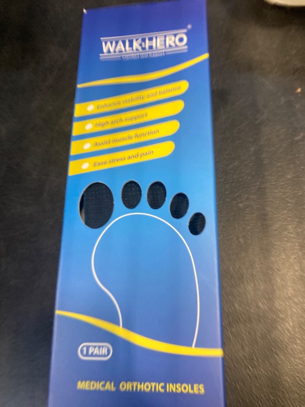 Photo 1 of Plantar Fasciitis Insoles for Men Women - Orthotics Inserts, Shoe Insoles Arch Support Flat Feet Inserts Work Boot Insole (Mens 10-10 1/2 | Womens 12-12 1/2)