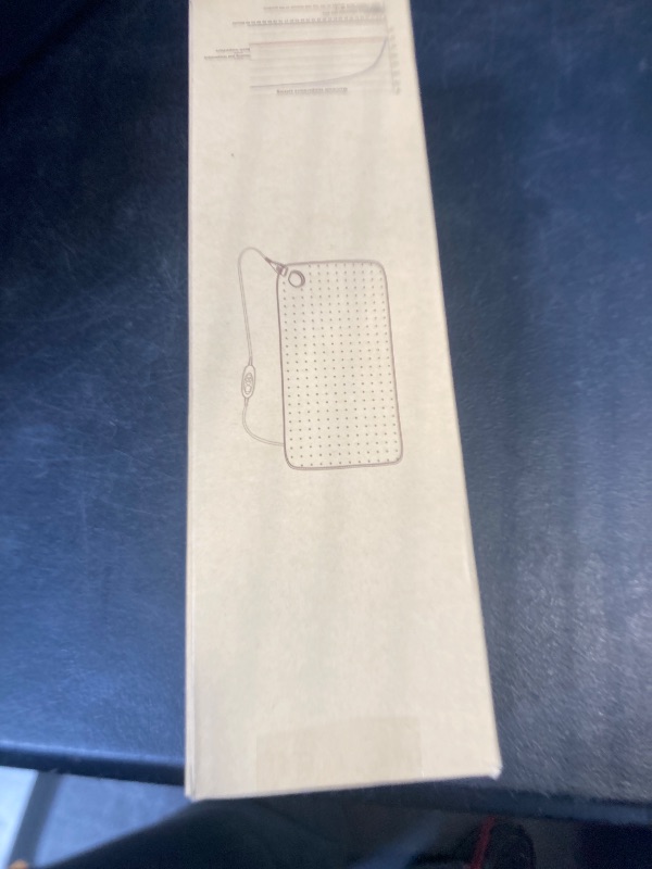 Photo 1 of Electric Heating Pad, 2025 Upgraded Dual Mode Controller (Manual and auto Off Mode),Multiple Safety protections, Comfortable Soft, Machine Washable?12"x 24" Grey?
