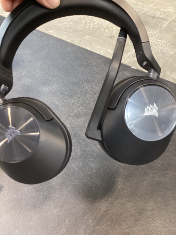 Photo 1 of Corsair HS55 Wireless Multiplatform Lightweight Gaming Headset with Bluetooth - Dolby 7.1 Surround Sound - iCUE Compatible - PC, PS5, PS4, Nintendo Switch, Mobile - Black
