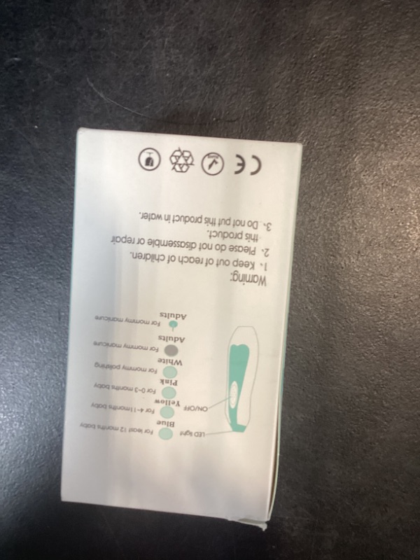 Photo 1 of Electric Nail File Drill for Baby No Sharp Claws Hurt, 6 in 1 Safety Cutter Trimmer Clipper for Toes and Fingers (Blue)