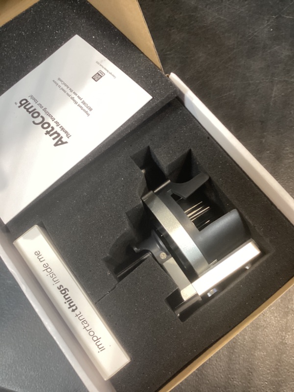 Photo 1 of Barista Hustle AutoComb, Espresso WDT Distribution Tool, 12 Needle Espresso Stirrer, Adjustable Needle Depth, Compatible with Most 58mm Baskets and Portafilters, Durable and Replaceable Components