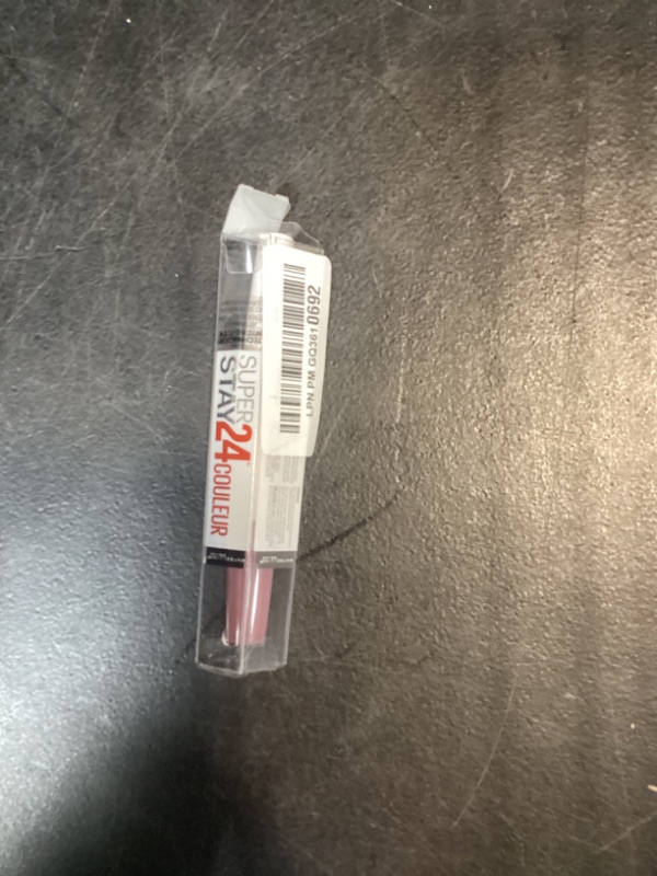 Photo 1 of Maybelline Super Stay 24, 2-Step Liquid Lipstick Makeup, Long Lasting Highly Pigmented Color with Moisturizing Balm, Frosted Mauve, Mauve Pink, 1 Count
