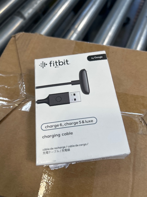 Photo 1 of Fitbit Luxe & Charge 5 and Retail Charging Cable, Official Product, Black, Smartphone