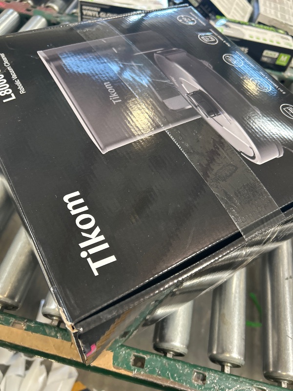 Photo 1 of Tikom Robot Vacuum and Mop, 6000Pa Robotic Vacuum Cleaner with Self-Emptying Base, 90 Days Capacity, LiDAR Navigation, Home Mapping, Ideal for Pet Hair, Hard Floors, Carpet (L8000 Plus)