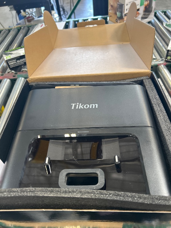 Photo 1 of Tikom Robot Vacuum and Mop, 6000Pa Robotic Vacuum Cleaner with Self-Emptying Base, 90 Days Capacity, LiDAR Navigation, Home Mapping, Ideal for Pet Hair, Hard Floors, Carpet (L8000 Plus)
