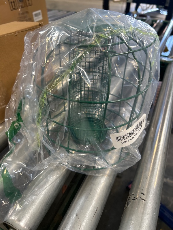 Photo 1 of Garden Guru Squirrel Proof Bird Feeder – Outdoor Caged Mesh Seed Peanut Hanging Bird Feeder for Small Wild Birds – Premium Coated Steel & Metal Seed Guard - Chew Proof, Weather Resistant