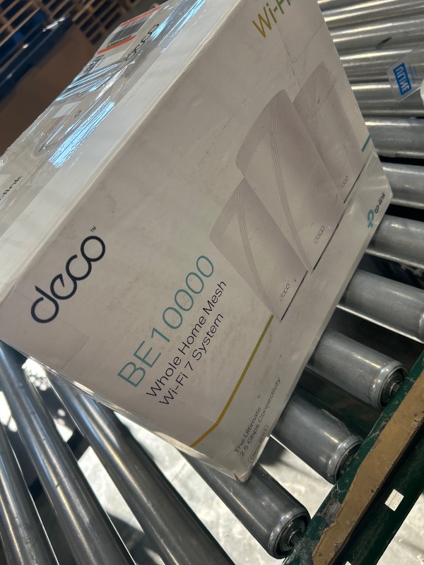 Photo 1 of TP-Link Deco 7 Pro BE63 Tri-Band WiFi 7 BE10000 Whole Home Mesh System - 6-Stream 10 Gbps, 4x2.5G Ports Wired Backhaul, 4X Smart Internal Antennas, VPN, HomeShield, Free Expert Support (3-Pack)