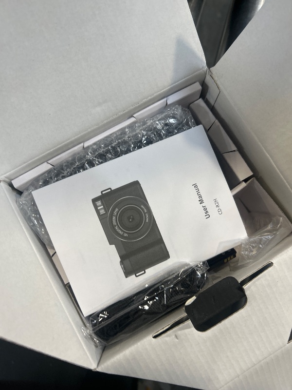 Photo 1 of 5K Digital Camera for Photography 64MP Auto-Focus Vlogging Camera for YouTube 3" 180° Flip Screen Compact Travel 18X Digital Zoom, Anti-Shake 2 Batteries & 32GB TF Card