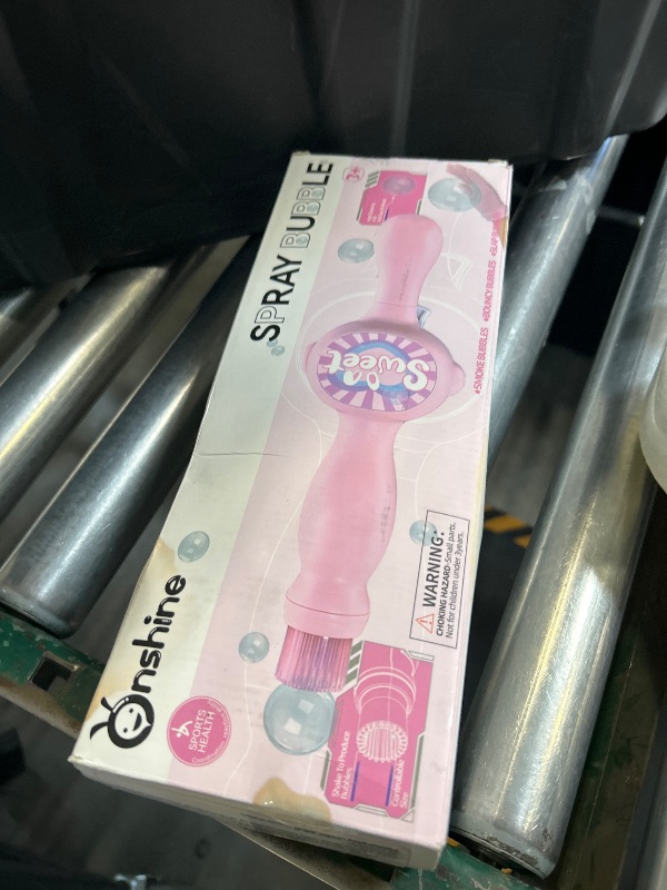 Photo 1 of Elastic Bubble Fog Wand,Fog Bubble Machine,Bubble Machine,Fun Science Experiments, Kids Toys, Parent-Child Interaction(Pink)