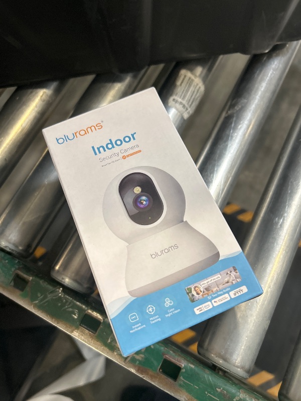 Photo 1 of Security Camera 2K, blurams Baby Monitor Dog Camera 360-degree for Home Security w/Smart Motion Tracking, Phone App, IR Night Vision, Siren, Works with Alexa & Google Assistant & IFTTT, 2-Way Audio