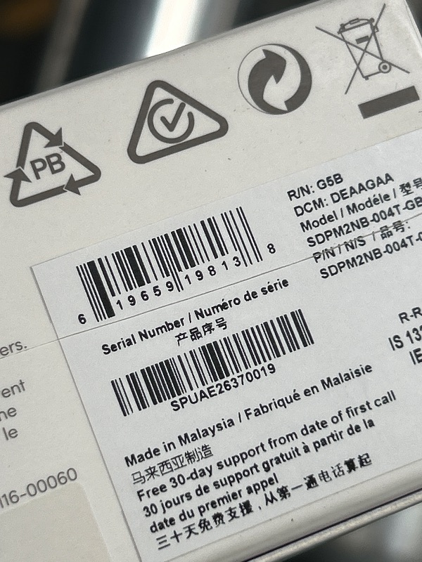 Photo 1 of SANDISK Professional 4TB PRO-Blade Transport - Portable and Modular NVMe SSD, Up to 2000MB/s, USB-C, USB 3.2 gen 2x2, Solid State Drive - SDPM2NB-004T-GBAND