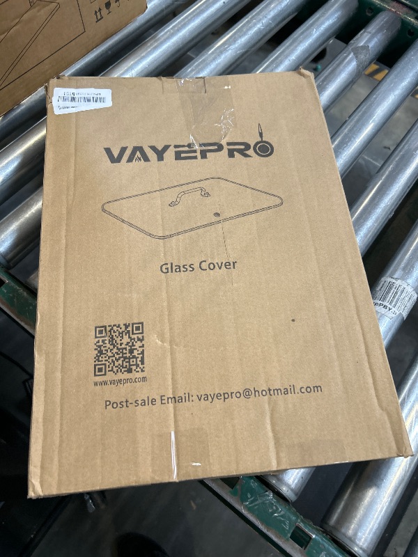 Photo 1 of Griddle Glass Lid for Vayepro 17-inch flat griddle, Clear Pot Cover Accessories, Glass Basting, Keep Warm and Prevent Splashing