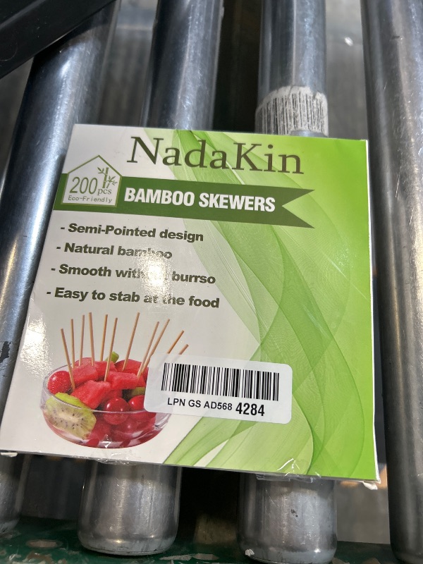 Photo 1 of 200 PCS Bamboo Skewers, 6 Inch Food Sticks for Appetizers, Fruit, Grilling Kebabs, Cocktail Picks for Drinks, Toothpicks Natural, Kitchen Gadget