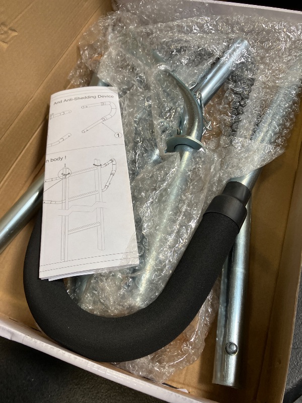 Photo 1 of Ladder Stabilizer for Roof, Ladder Standoff Brackets with Foam Elbows and Anti-Shedding Device, Silver