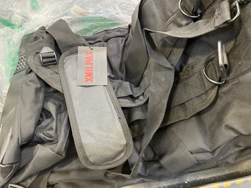 Photo 1 of XMILPAX Large Military Duffle Bag Tactical Gear Load Out Bag Deployment Cargo Bag Travel Sports Equipment Duffel Luggage Bag with Backpack Straps 90L - Black