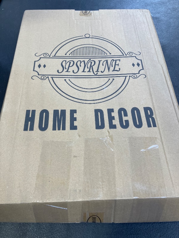 View 2 of Spsyrine White Decorative Serving Tray with Handles, Elegant Plastic Coffee Table Tray for Ottoman, Living Room, Home Decor