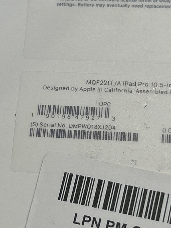 Photo 1 of Apple iPad Pro (10.5-inch, Wi-Fi + Cellular, 64GB) - Rose Gold (Previous Model)