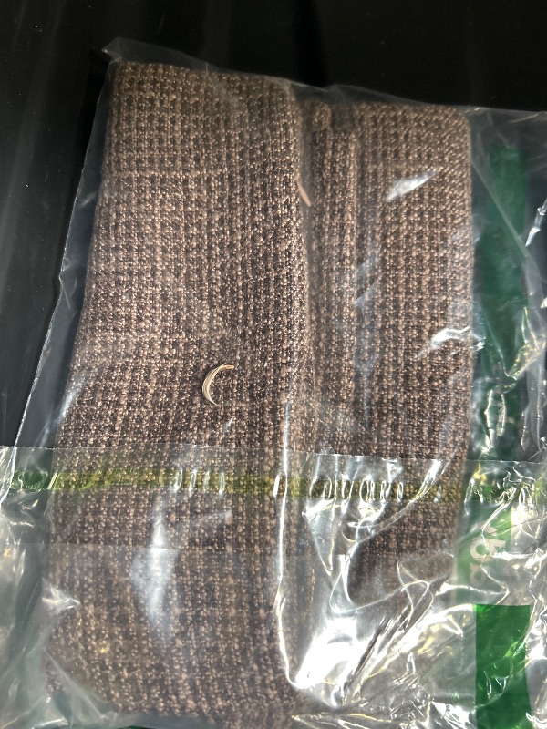 Photo 1 of OTOSTAR Linen Throw Pillow Cover Set of 1 Decorative Square Pillowcases Cushion Covers 20x20 Inch for Home Decor Sofa Bedroom Car 50 x 50CM Dark Brown
