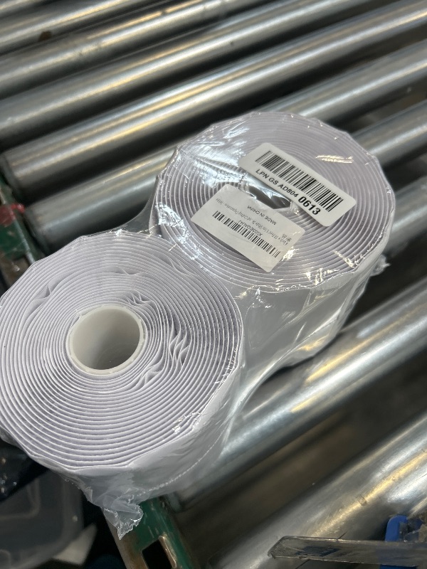 Photo 1 of 4 Inch x 18 Feet White Hook and Loop Tape with Adhesive, Nylon Heavy Duty Hook and Loop Tape Strips, Non Slip Rug Grippers, Wall Adhesive Strips, Keep Couch Cushions from Sliding - White