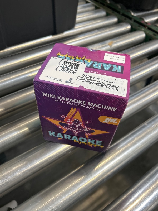 Photo 1 of YLL Karaoke Machine for Kids, Portable Mini Speaker with 2 Wireless Microphones, TOP Kids Gifts for Girls Ages 3, 4, 5, 6, 7, 8, 9, 10+ Years Old, 4-12th Birthday Singing Present Toy Party (Purple)