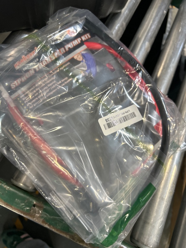 Photo 1 of HORUSDY Multi-Use Siphon Fuel Transfer Pump Kit for Gas Oil and Liquids