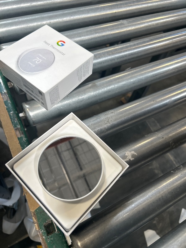 Photo 1 of Google Nest Thermostat - Smart Thermostat for Home - Programmable Wifi Thermostat - Snow