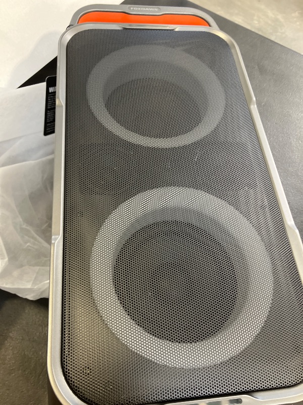 Photo 1 of Foxdawn Portable Bluetooth Speaker: 240W Peak Powerful Loud Sound Deep Bass Wireless Boombox Large Subwoofer 15 Hours Battery Life Fast Charging with Led Light Show for Party Outdoor Camping Backyard