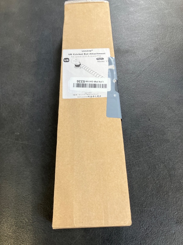 Photo 1 of VR Cricket Bat Attachment for iB Cricket - Aluminum Short Cricket Bat Handle Accessory Compatible with Meta Quest 3/3s, Q 2 and Q Pro Enhance Immersive VR Game Experience