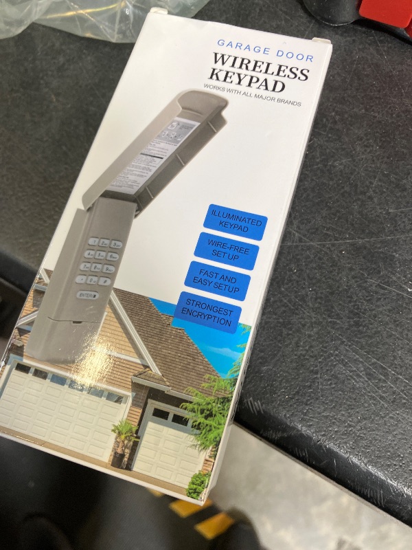 Photo 1 of Universal Garage Door Opener Keypad for Liftmaster Chamberlain Craftsman Wayne Dalton Openers Produced Since 1993, Wireless Keypad Keyless Entry, Replaces 877/878MAX 377/977/877/66LM, Safe Security