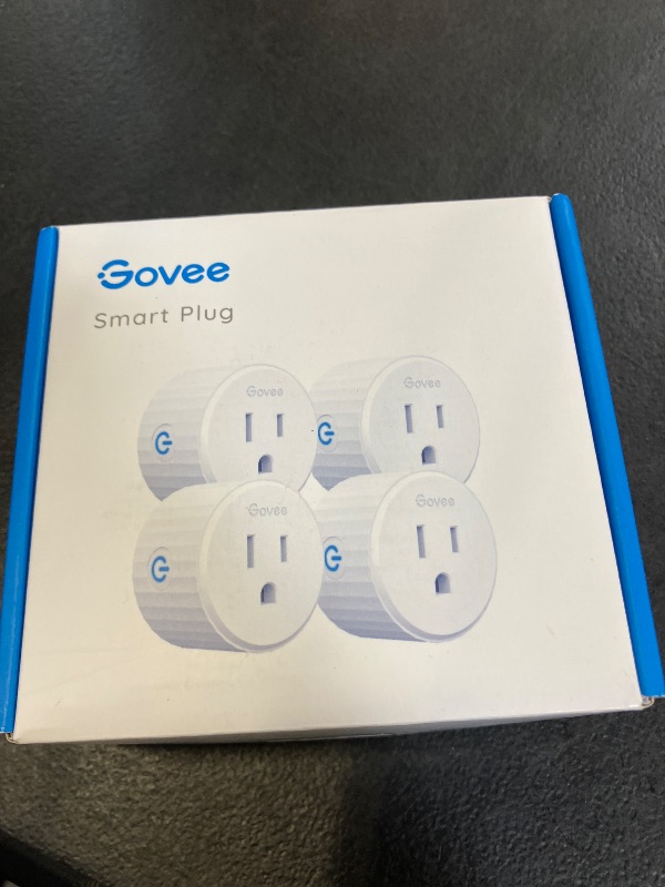 Photo 1 of Govee Smart Plug, WiFi Plugs Work with Alexa & Google Assistant, Smart Outlet with Timer & Group Controller, WiFi Outlet for Home, No Hub Required, ETL & FCC Certified, 2.4G WiFi Only, 4 Pack
