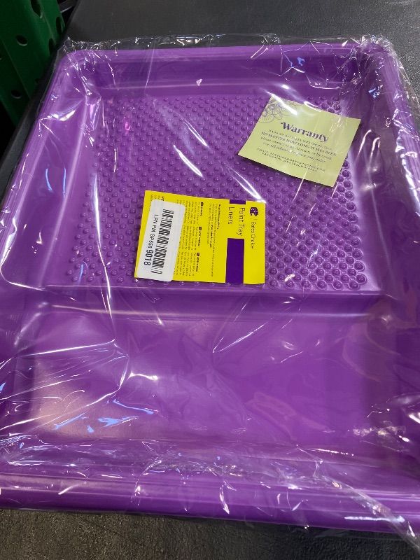 Photo 1 of Bates- Paint Tray Liner, 9 Inch, 10 pcs, Purple Paint Pans Trays, Paint Roller Tray, Roller Tray Liners