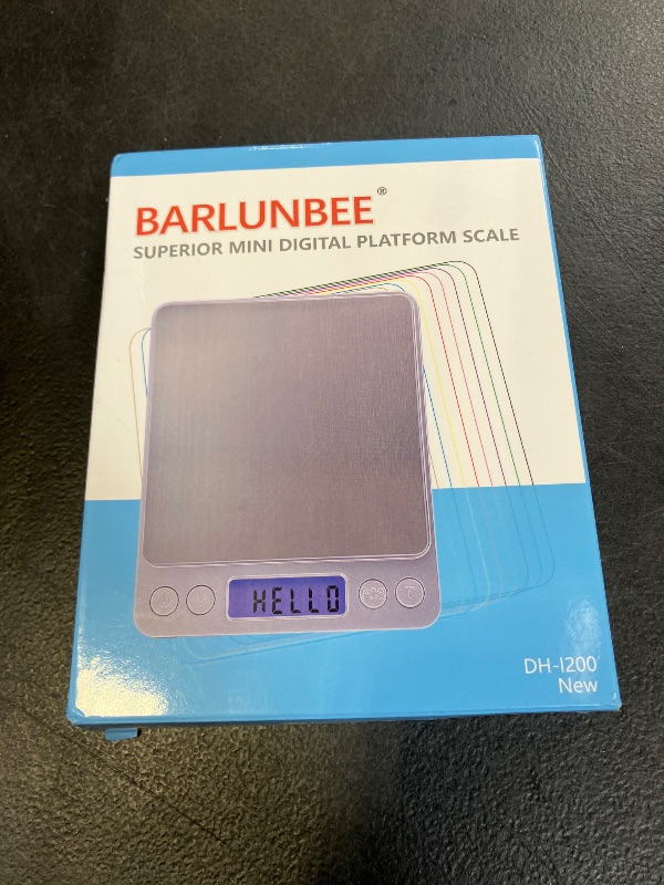 Photo 1 of Barlunbee Gram Scale,Capacity 3000g Accuracy 0.1g Mini Food Scales Digital Weight Grams and Oz,Small Kitchen High Precision for Espresso,Baking,Jewelry,Soap Making,Silver