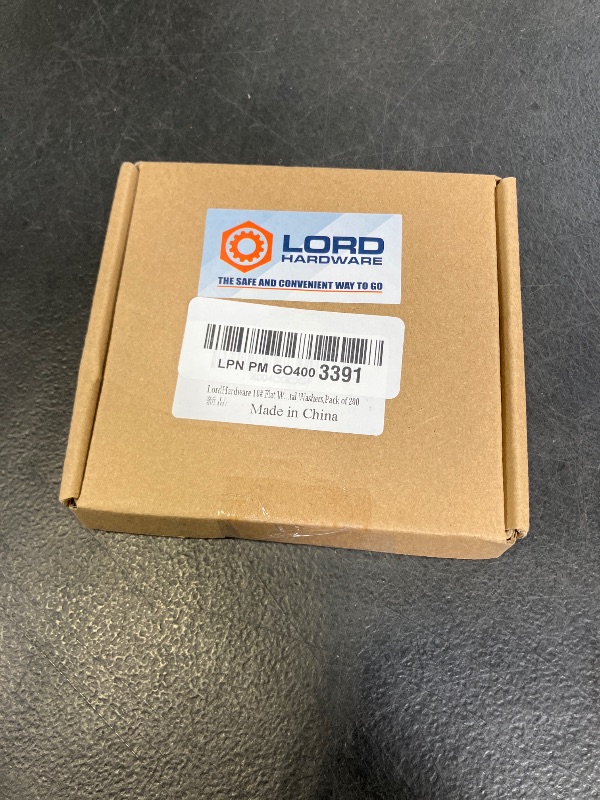 Photo 1 of LordHardware 10# Flat Washers OD 1/2'' 304 Stainless Steel Washers SAE Metal Washers,Pack of 200