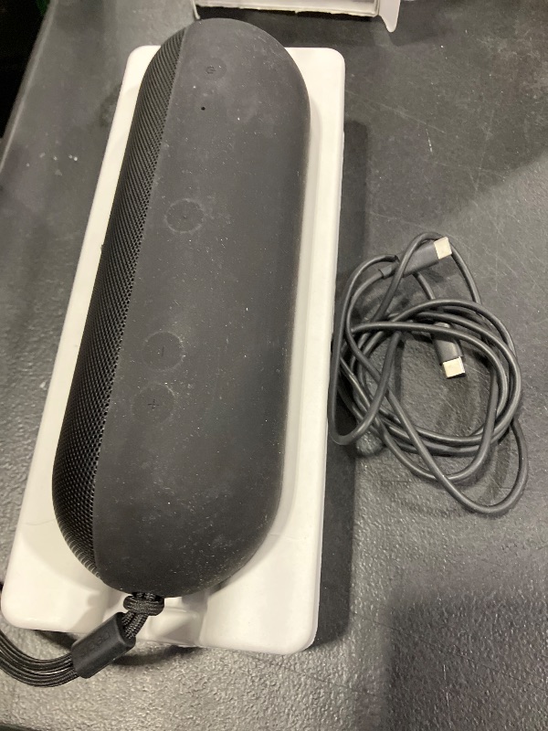 Photo 1 of Beats Pill - Portable Bluetooth Speaker - Up to 24H Battery Life, Water Resistant, Bluetooth, Apple & Android Compatible, Seriously Loud Sound for Home, Outdoor and Travel - Matte Black