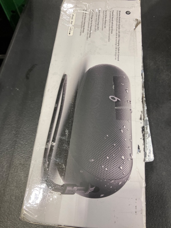 Photo 1 of Beats Pill - Portable Bluetooth Speaker - Up to 24H Battery Life, Water Resistant, Bluetooth, Apple & Android Compatible, Seriously Loud Sound for Home, Outdoor and Travel - Matte Black
