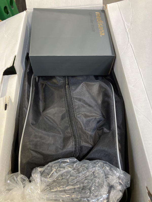 Photo 1 of Leg Compression Massager, Leg Massager for Circulation and Pain Relief, Air Compression Leg Massager with 3 Modes 3 Intensities 2 Extenders and Adjustable Wraps