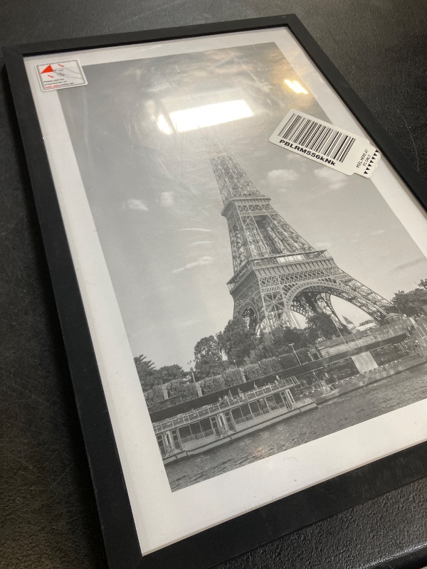 Photo 1 of upsimples 11x17 Picture Frame, Display Pictures 9x15 with Mat or 11 x 17 Without, Wall Hanging Poster Frames, Black, 1 Pack