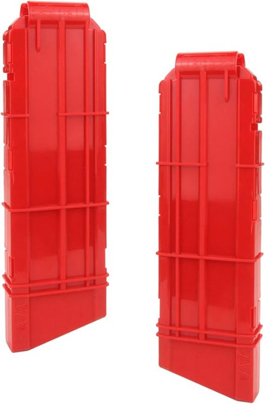 Photo 1 of EKIND 12-Darts Quick Reload Clips Compatible for Nerf Ultra Magazine Toy Gun (Red, Pack of 2)

